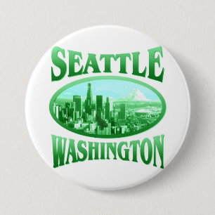 Seattle Washington Button
