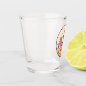 Seattle Washington City Skyline Emblem Schnapsglas (Links)