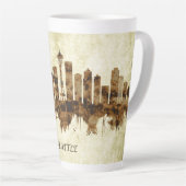 Seattle Washington Cityscape Milchtasse (Rechte Ecke)