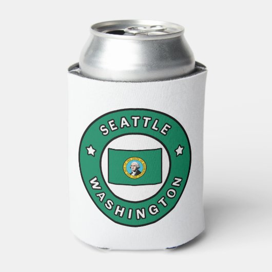 Seattle Washington Dosenkühler (Kanne Vorderseite)