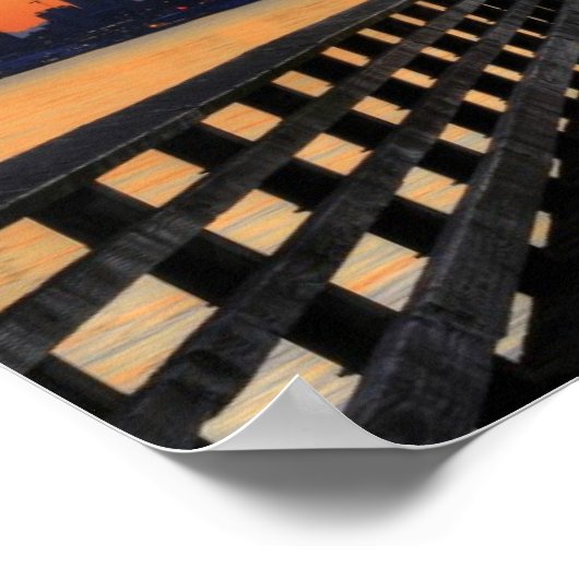 Seattle Washington Downtown Poster (Ecke)