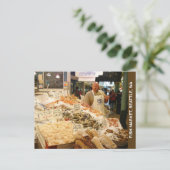 Seattle Washington Fish Market Postkarte (Stehend Vorderseite)