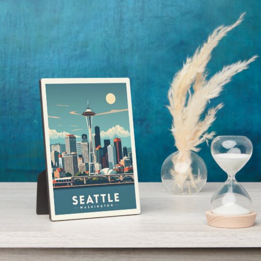 Seattle Washington Fotoplatte (Seite)