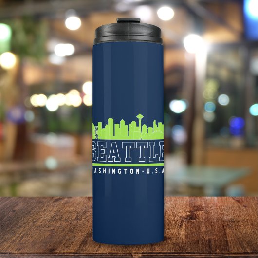 Seattle Washington Fun Skyline City Thermosbecher