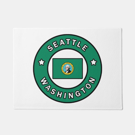 Seattle Washington Fußmatte (Vorderseite)