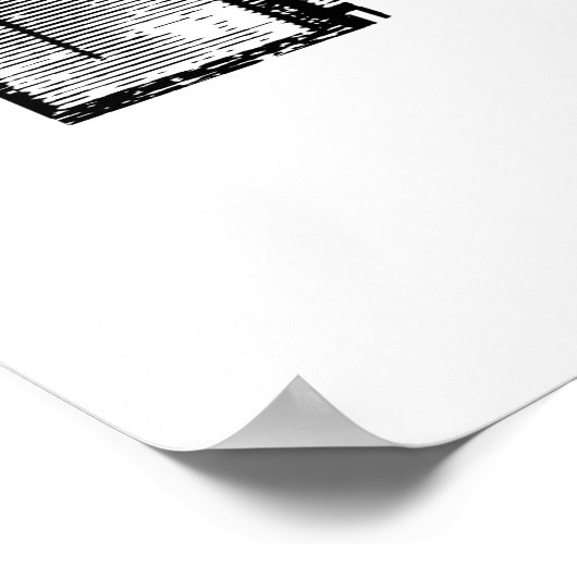 Seattle, Washington in Graffiti Poster (Ecke)