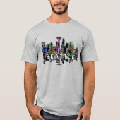 Seattle, Washington in Graffiti T-Shirt (Vorderseite)