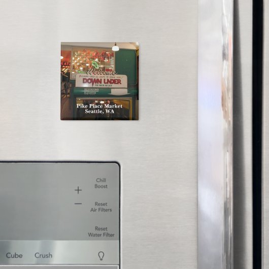 Seattle, Washington Interior of Pike Place Market Magnet (In Situ (Kühlschrank))