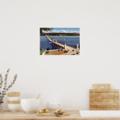 Seattle Washington Lake Washington Floating Bridge Poster (Küche)