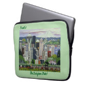 Seattle Washington Laptopschutzhülle (Vorderseite Links)