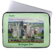 Seattle Washington Laptopschutzhülle (Vorderseite)