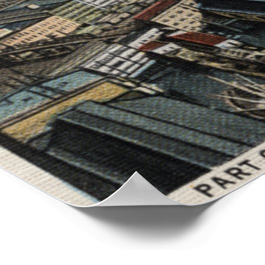 Seattle, Washington - Luftschiff von Seattle Poster (Ecke)