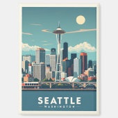Seattle Washington Magnet (Vorderseite)