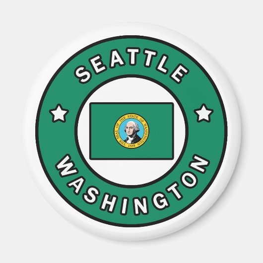 Seattle Washington Magnet (Vorne)