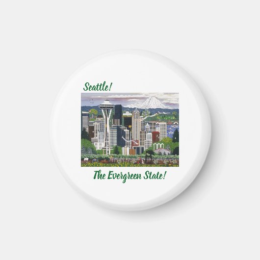 Seattle Washington Magnet (Vorne)
