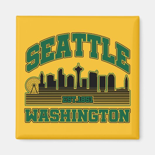 Seattle, Washington Magnet (Vorne)