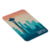 Seattle Washington Magnet (Rechte Seite)