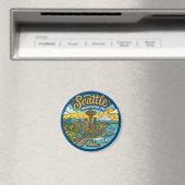 Seattle Washington Magnet (In Situ (Geschirrspüler))