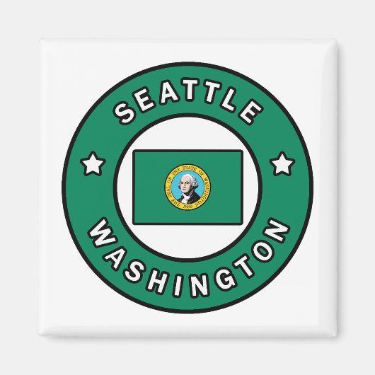 Seattle Washington Magnet (Vorne)