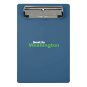 Seattle, Washington Mini Clipboard Mini Klemmbrett (Vorderseite)