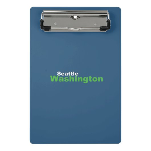 Seattle, Washington Mini Clipboard Mini Klemmbrett (Vorderseite)