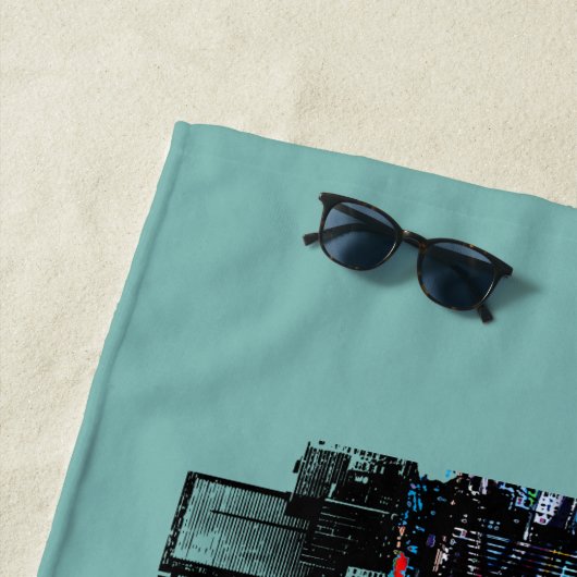 Seattle, Washington mit Graffiti Strandtuch (Beispiel)