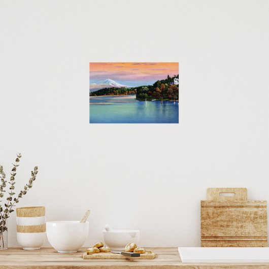 Seattle Washington Mount Rainier Poster (Küche)