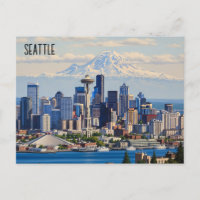 Seattle Washington Mt Rainier