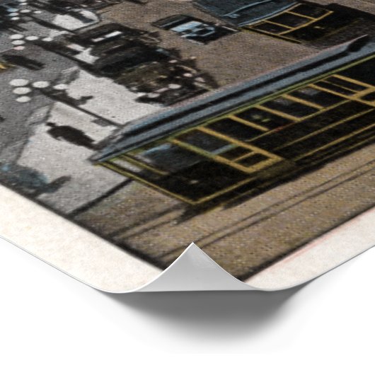 Seattle, Washington - North View 2. Poster (Ecke)