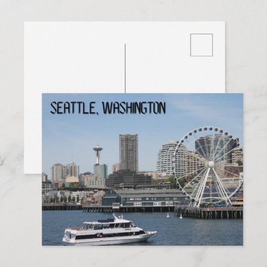 Seattle Washington Postcard Postkarte (Vorne/Hinten)