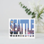 Seattle, Washington Postcard Postkarte (Stehend Vorderseite)