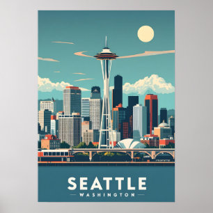 Seattle Washington Poster