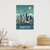 Seattle Washington Poster (Küche)