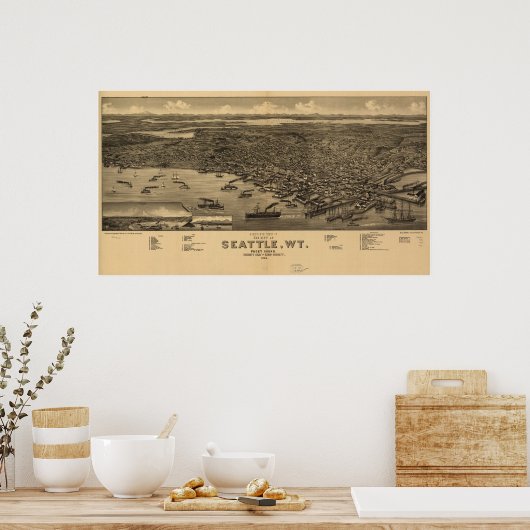 Seattle, Washington Poster (Küche)