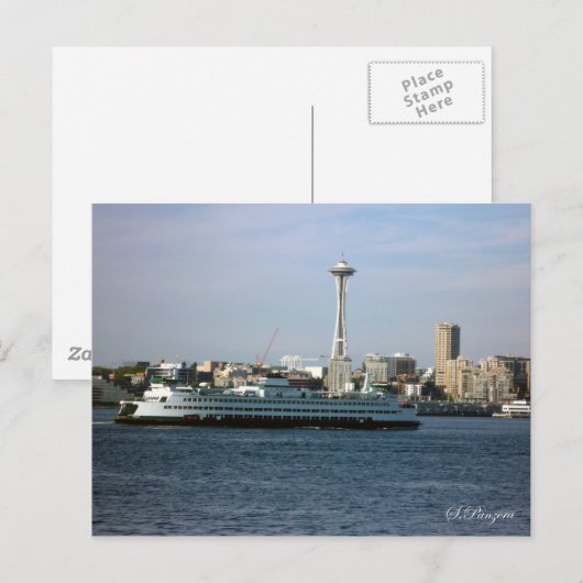 Seattle Washington Postkarte (Vorne/Hinten)