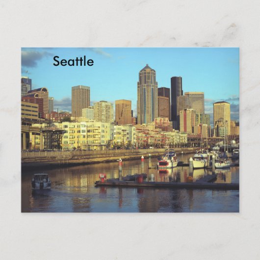 Seattle Washington Postkarte (Vorderseite)