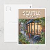 Seattle Washington Postkarte (Vorne/Hinten)