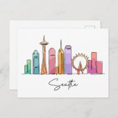 Seattle WASHINGTON Postkarte (Vorne/Hinten)
