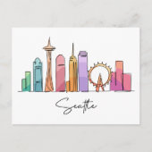 Seattle WASHINGTON Postkarte (Vorderseite)