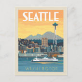 Seattle, Washington Postkarte (Vorderseite)
