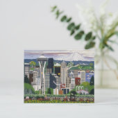 Seattle Washington Postkarte (Stehend Vorderseite)