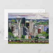 Seattle Washington Postkarte (Vorne/Hinten)