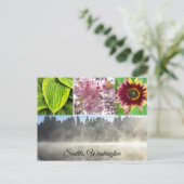 Seattle Washington Postkarte (Stehend Vorderseite)