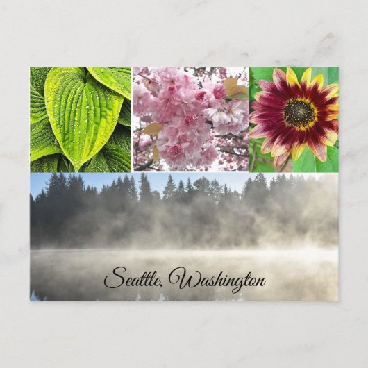 Seattle Washington Postkarte (Vorderseite)