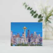 Seattle Washington Postkarte (Stehend Vorderseite)