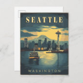 Seattle, Washington Postkarte (Vorne/Hinten)