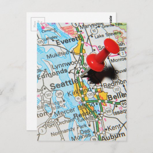 Seattle, Washington Postkarte (Vorne/Hinten)