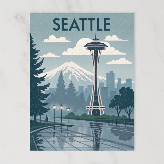 Seattle, Washington Postkarte