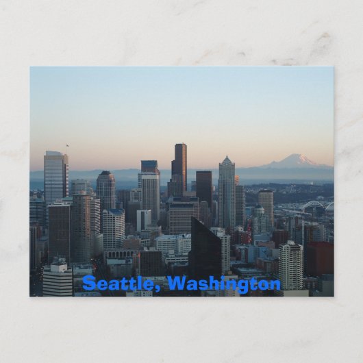 Seattle, Washington Postkarte (Vorderseite)