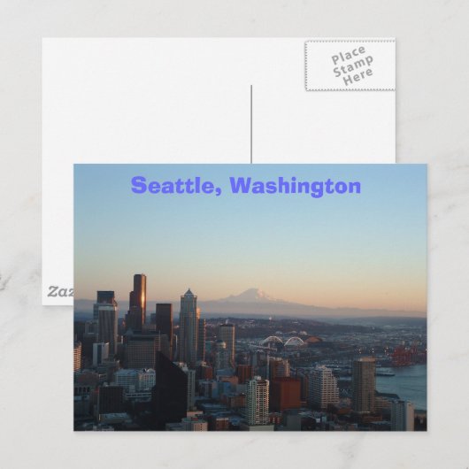 Seattle, Washington Postkarte (Vorne/Hinten)